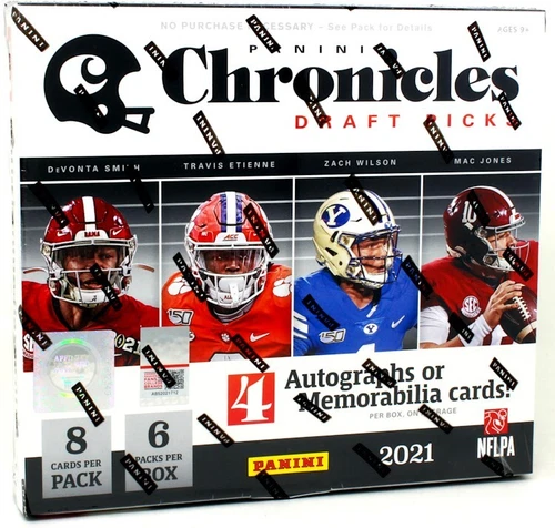 2021 PANINI CHRONICLES DRAFT PICKS FOOTBALL HOBBY 16 BOX CASE BLOWOUT CARDS