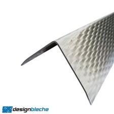 Winkelleiste Edelstahl 5WL 3-fach gekantet 1,0mm Abdeckprofil L-Leiste bis 2m