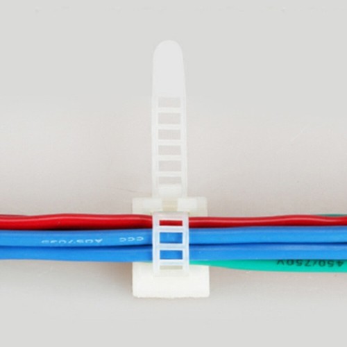 50 Pcs Fixateur De Fil Cords Gestion Des Cordons Support -câbles - Afbeelding 3 van 11