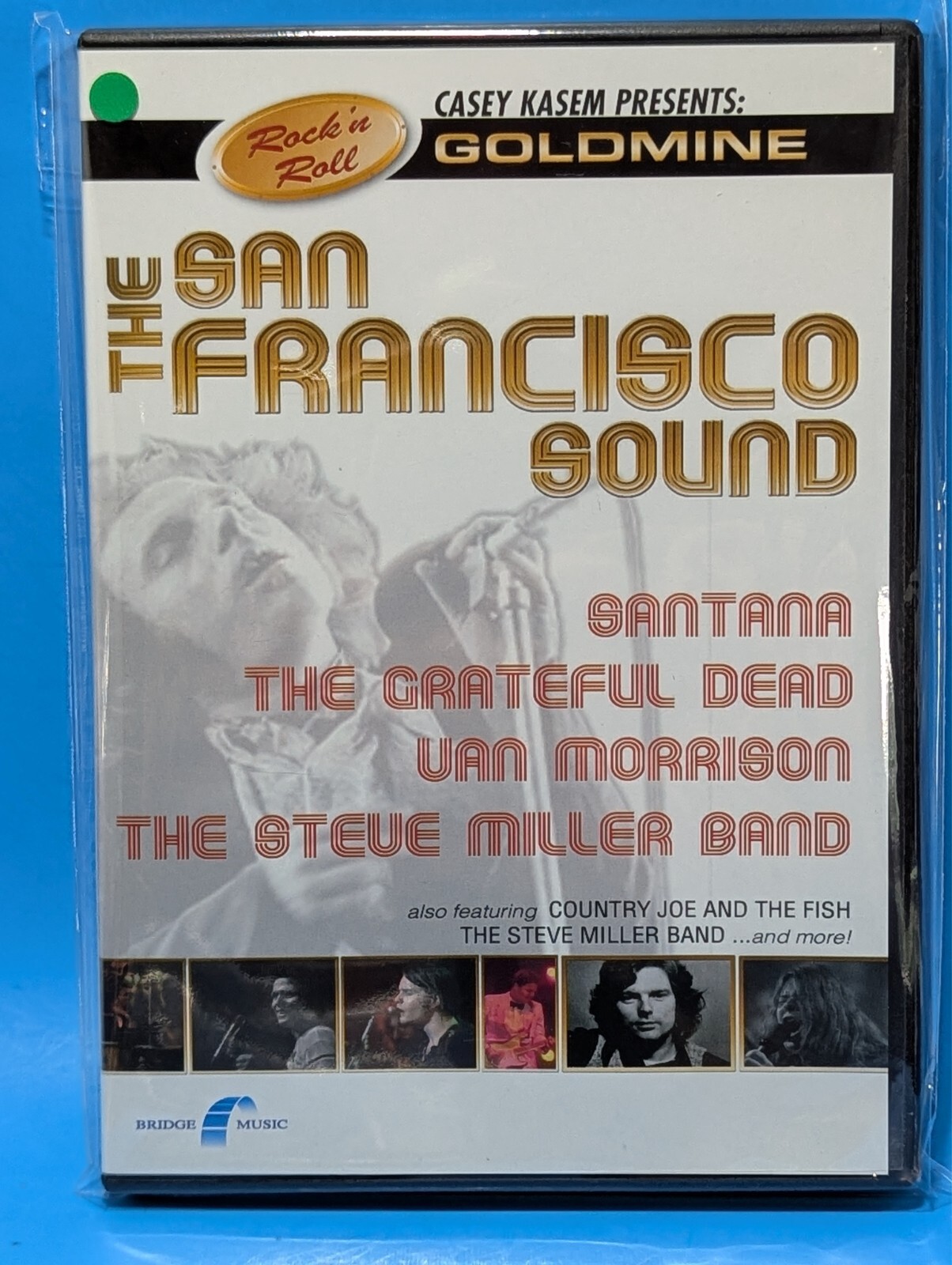 The San Francisco Sound DVD Santana / Grateful Dead Steve Miller