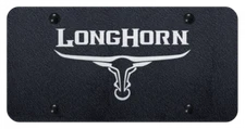 RAM Long Horn Laser Etched Rugged Black Logo License Plate Official Licensed