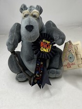 Vintage Heartline Methuselah Over The Hill Bear 1987 Stuffed Animal Plush 10 in.