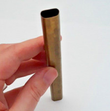 Messingblech-VERL&Auml;NGERUNG f&uuml;r ovale Zimmerer-Bleistifte, 15 cm lang - 1970er