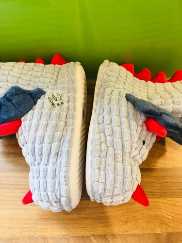 John Lewis Triceratops Dinosaur Boot Slippers - Picture 3 of 3