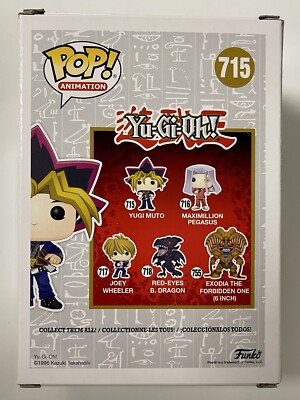 Funko Pop! Animation Yugi Muto With Millenium Puzzle #715 Yu-Gi-Oh
