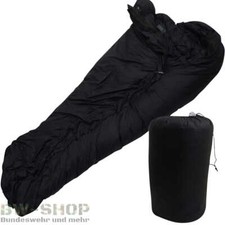 ORIGINAL BUNDESWEHR KSK SCHLAFSACK WINTER BW KOMMANDO DAUNENSCHLAFSACK SCHWARZ