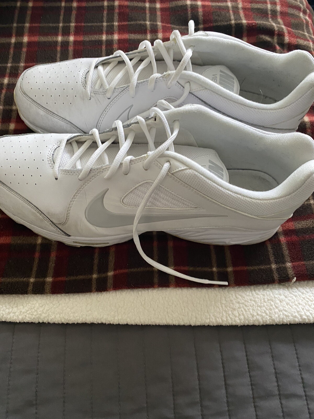 Nike View III Mens White Leather Walking Shoes NWD … Gem