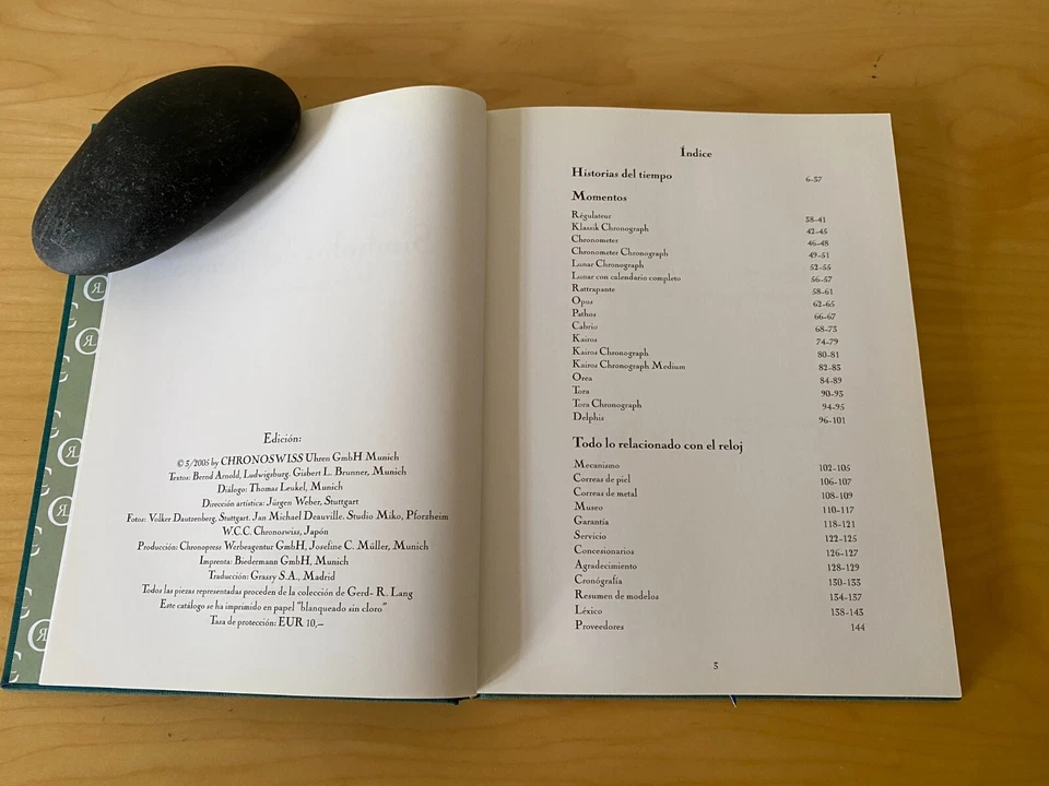 Chronoswiss Buch Uhren Zeichenerklärung Der Zeit Als Beschreibt Mi Besessenheit - Image 3 of 4