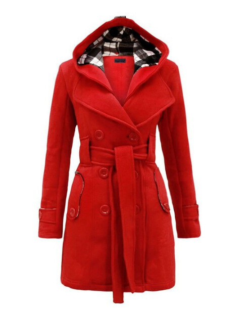 Wide Shoulder One Button Long Coat