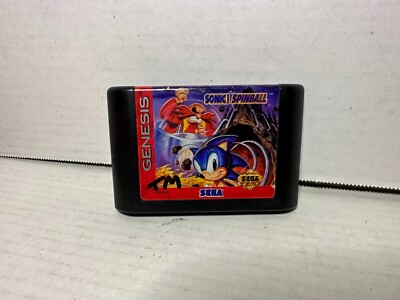 Sonic Spinball (Sega Genesis, 1993) Cart Only Used Tested