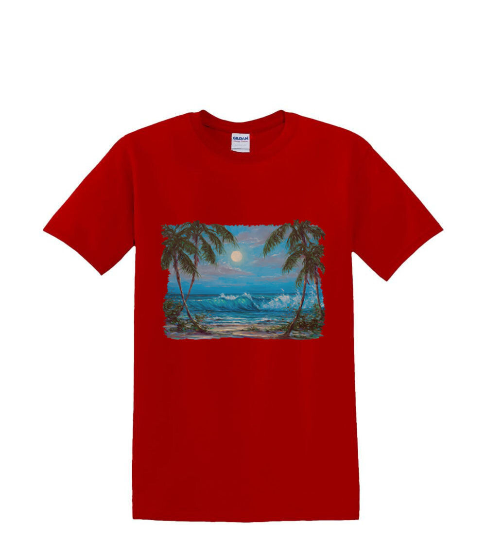 ALTRA t shirt dalla S alla 2XL 3XL ACQUE LUMINOSE spiaggia onde divertimento adulto