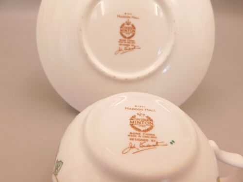 MINTON HADDON HALL TASSE & UNTERTASSE. - Bild 2 von 2