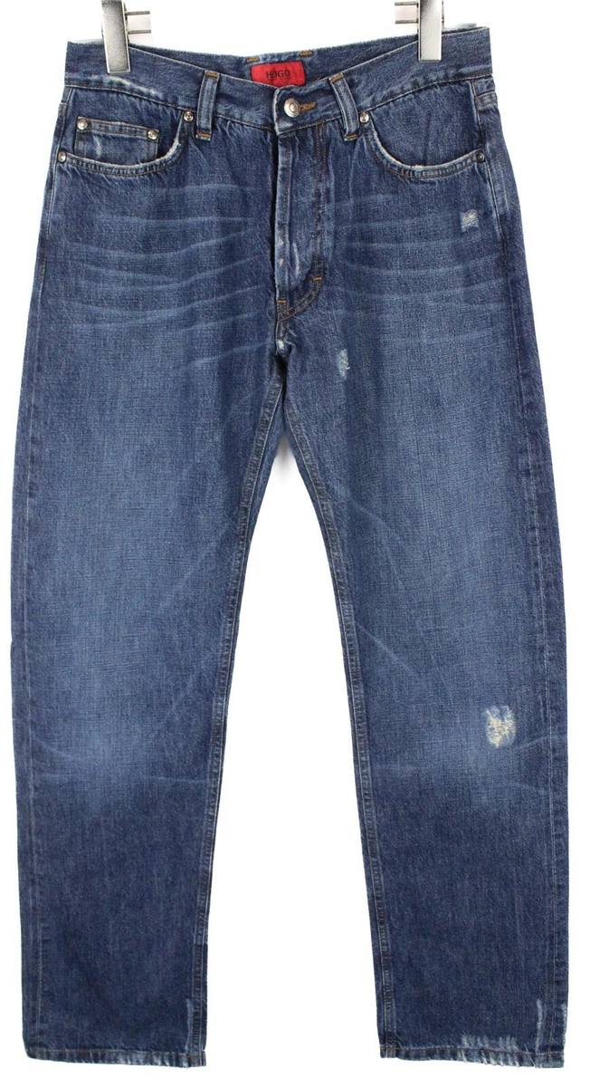 Hugo boss top ripped jeans