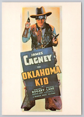 The Oklahoma Kid 1939 Film James Cagney - Movie Poster Postcard