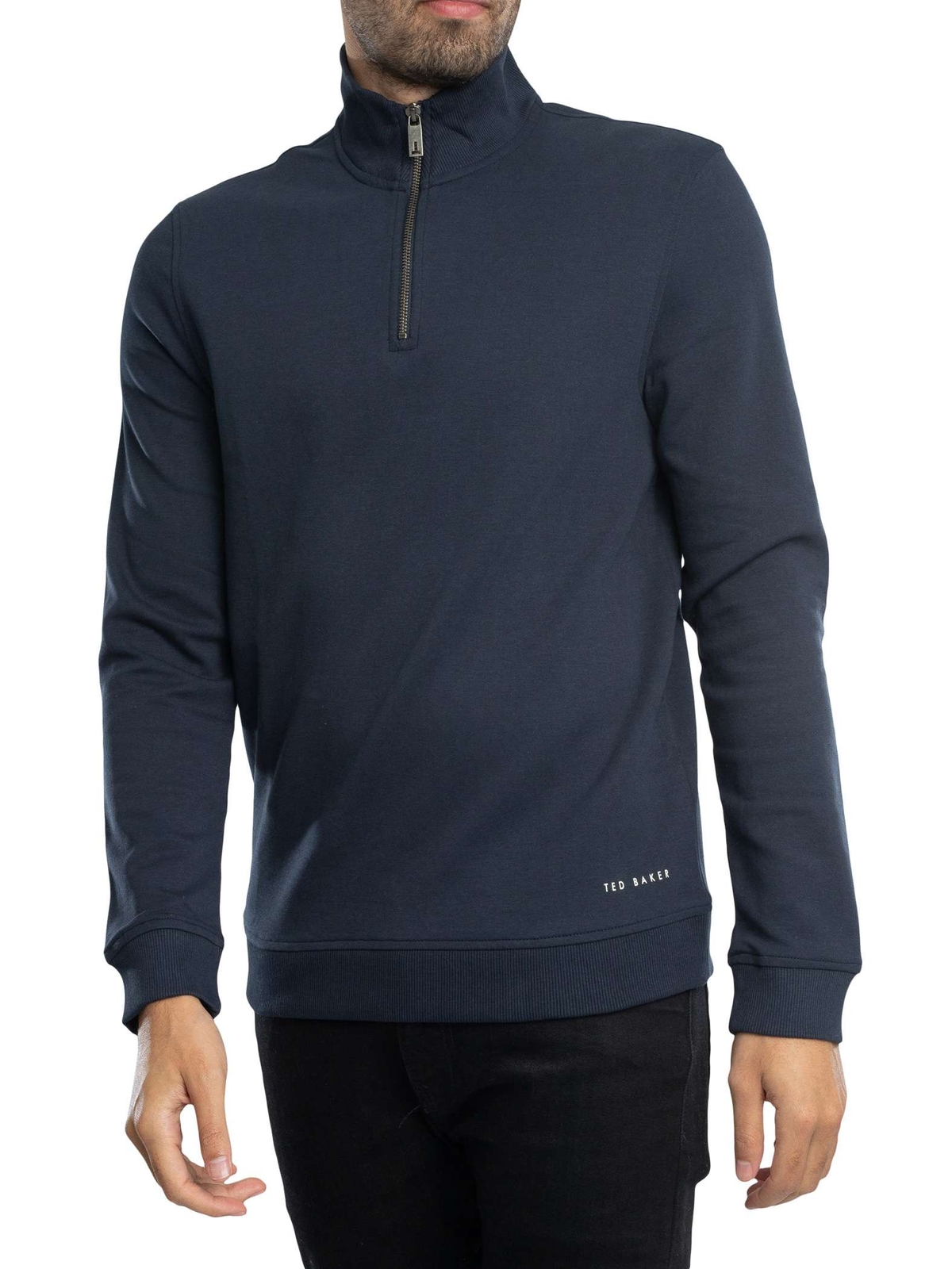 Мужская толстовка с воронкообразным вырезом на молнии Ted Baker синий 9290₽