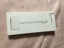 apple lightning to digital av adapter new open box