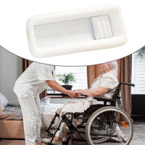 Free Standing Blow up Bathtub Inflatable Adult Bath Tub for Elderly Seniors - Picture 7 of 11