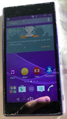 [BROKEN] Sony Xperia Z1 C6903  (T-Mobile) Smartphone Fast Ship Good Used Cracked