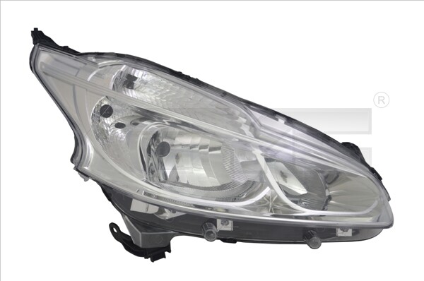 Right TYC 20-14349-15-2 Headlight for PEUGEOT