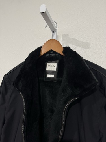 GIORGIO ARMANI $3500 Rabbit Fur Lined Jacket Sz L Water Repellent Jacket - Picture 6 of 20