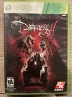 The Darkness 2 [Limited Edition] CIB - No Poster (Microsoft Xbox 360, 2012)