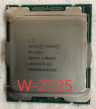Intel Xeon W-2125 4.0GHz Quad-Core SR3LM CPU Used   Tested  Working