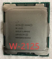 Intel Xeon W-2125 4.0GHz Quad-Core SR3LM CPU (Used) – Tested & Working