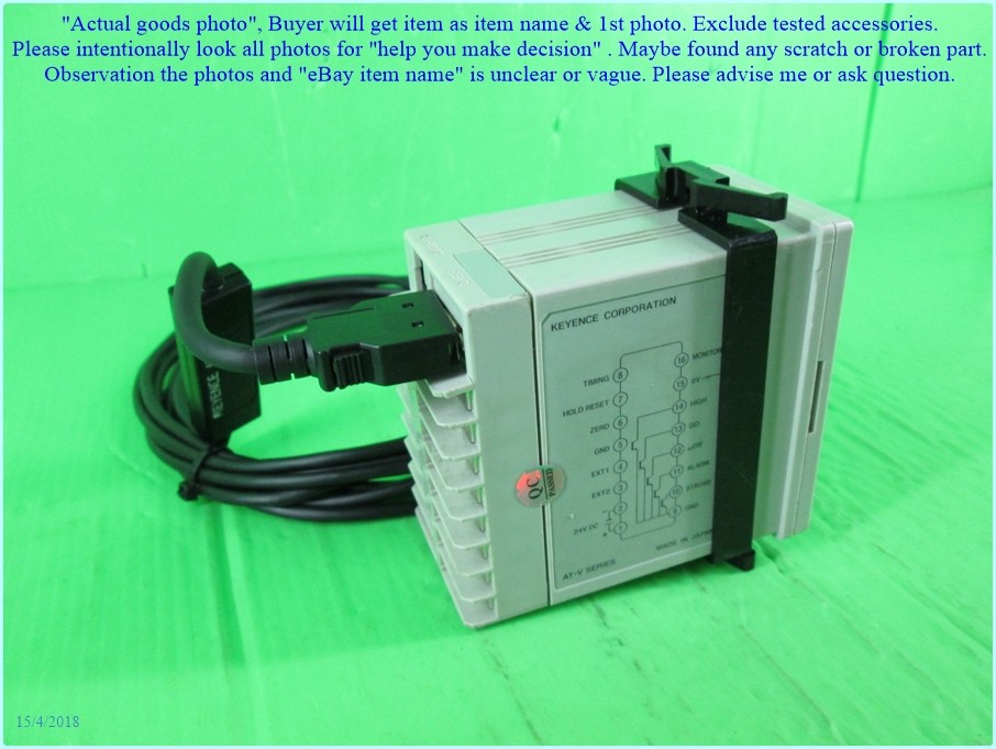 KEYENCE AT-V501H & AT-001VH Sensor, Measurement as photo,sn KEYENCE AT-V501H & AT-001VH Sensor, Measurement as photo,sn
