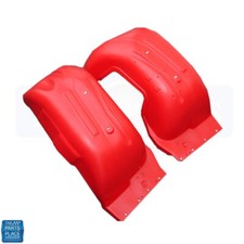 70-72 Cutlass 442 W30 Red Front Inner Fender Skirt Wells Pr Plastic Made In Usa 70-72 Cutlass 442 W30 Red Front Inner Fender Skirt Wells Pr Plastic Made In Usa