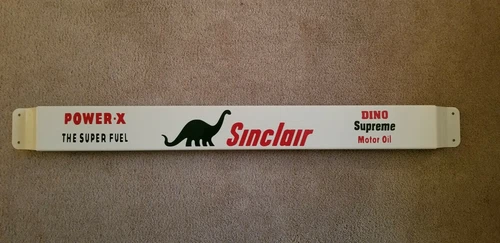 33" Door push bar antique vintage Sinclair gasoline advertising Sign