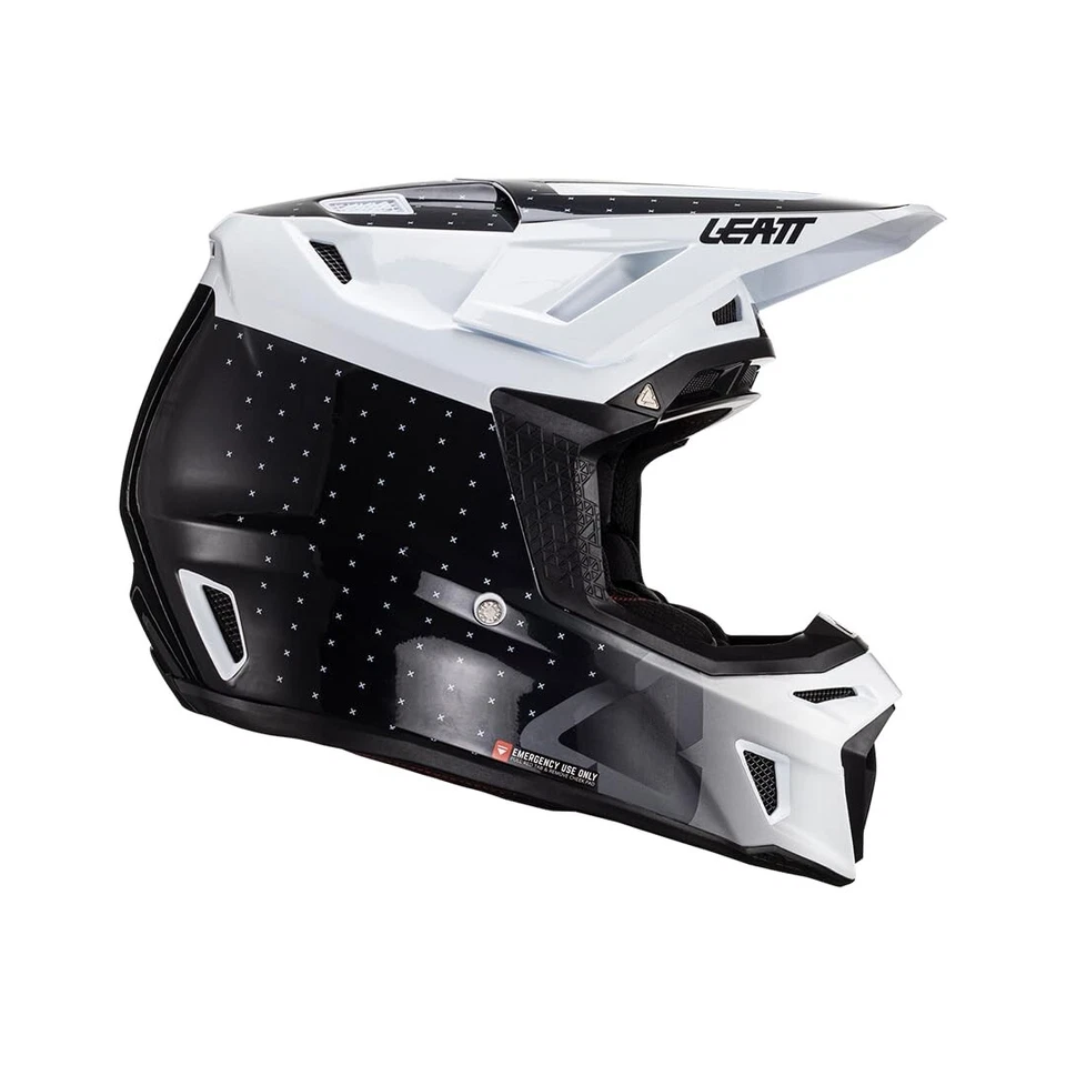 Kit Casco Leatt Moto 8.5 V24 con 5.5 Gafas Negro/Blanco Talla Pequeña - 1024060101 Foto 2 de 4