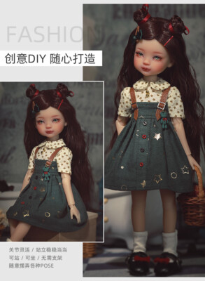 1/6 Resin BJD MSD Doll Ball Joint Mädchen Vira 10inch Full Set Handgefertigt Toy