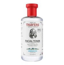 THAYERS Alcohol Free Unscented Witch Hazel Facial Toner w Aloe Vera Formula 12oz