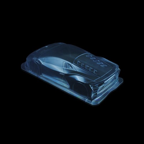 1/10 Lexan Clear RC Car Body Shell for Lamborghini HURACAN GT3 WT190mm - Picture 5 of 6