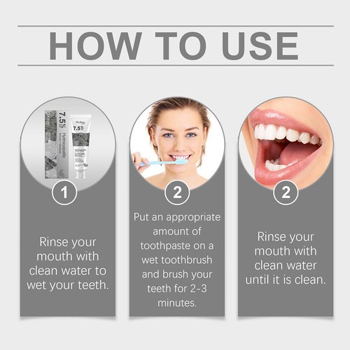 1*Nano-Hydroxyapatite-Cleaning and Whitening Toothpaste 7.5%Hap Toothpaste Hot - Picture 9 of 15