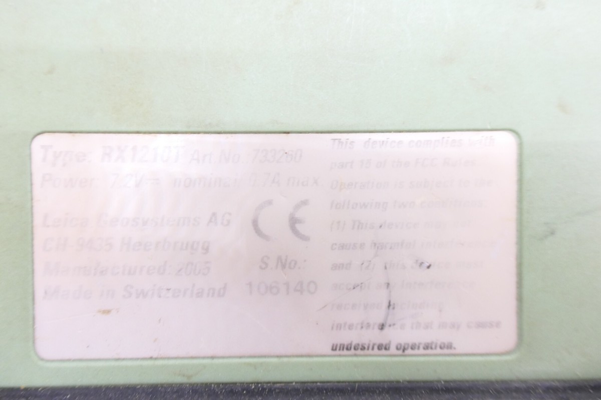 Leica RX1210T GNSS GPS Field Controller Data Collector Leica RX1210T GNSS GPS Field Controller Data Collector