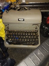 ROYAL TYPEWRITER KMG VINTAGE ANTIQUE RETRO GRAY MAGIC MARGIN 1950s RARE!! 🔥 thumbnail