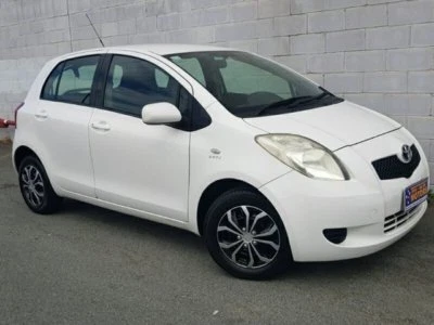 2008 Toyota Yaris Ncp90r Yr White Automatic Hatchback Cars 2008 Toyota Yaris Ncp90r Yr White Automatic Hatchback