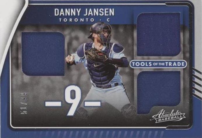 2022 Panini Absolute - Tools of the Trade 3 Swatch Danny Jansen #TTT3 ...