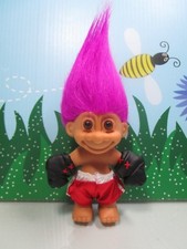 BOXER - 5" Russ Troll Doll - NEW IN ORIGINAL BAG - Fuchsia Hair