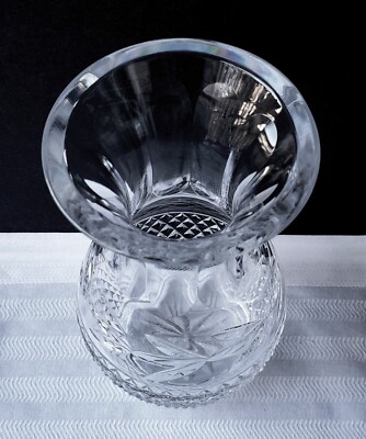 Vintage Galway Irish Crystal Leah 8