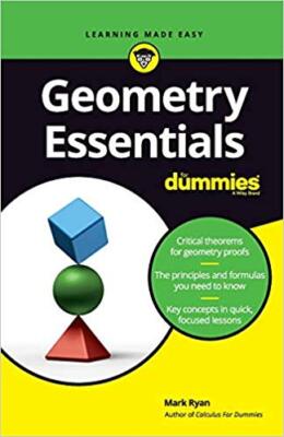 Mark Ryan - Geometry Essentials For Dummies - New Paperback - X555z