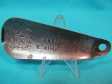 DAVIDSON'S DEPARTMENT STORE BOSTONIAN SHOES ADVERTISING SHOE HORN