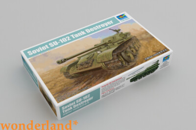 Maquette Trumpeter 1/35 SU-102 Chasseur De Chars Soviétique - Prêt à Peindre
