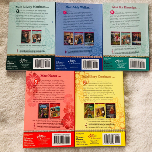 AMERICAN GIRL BEFOREVER Series 5 PB Books Nanea, Kit, Addy, Julie, Felicit - Picture 2 of 6