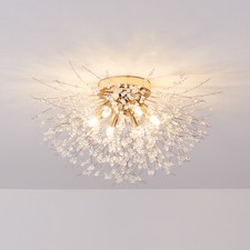 Modern Sputnik Chandelier Fireworks Pendant Light Crystal Ceiling Light Fixture