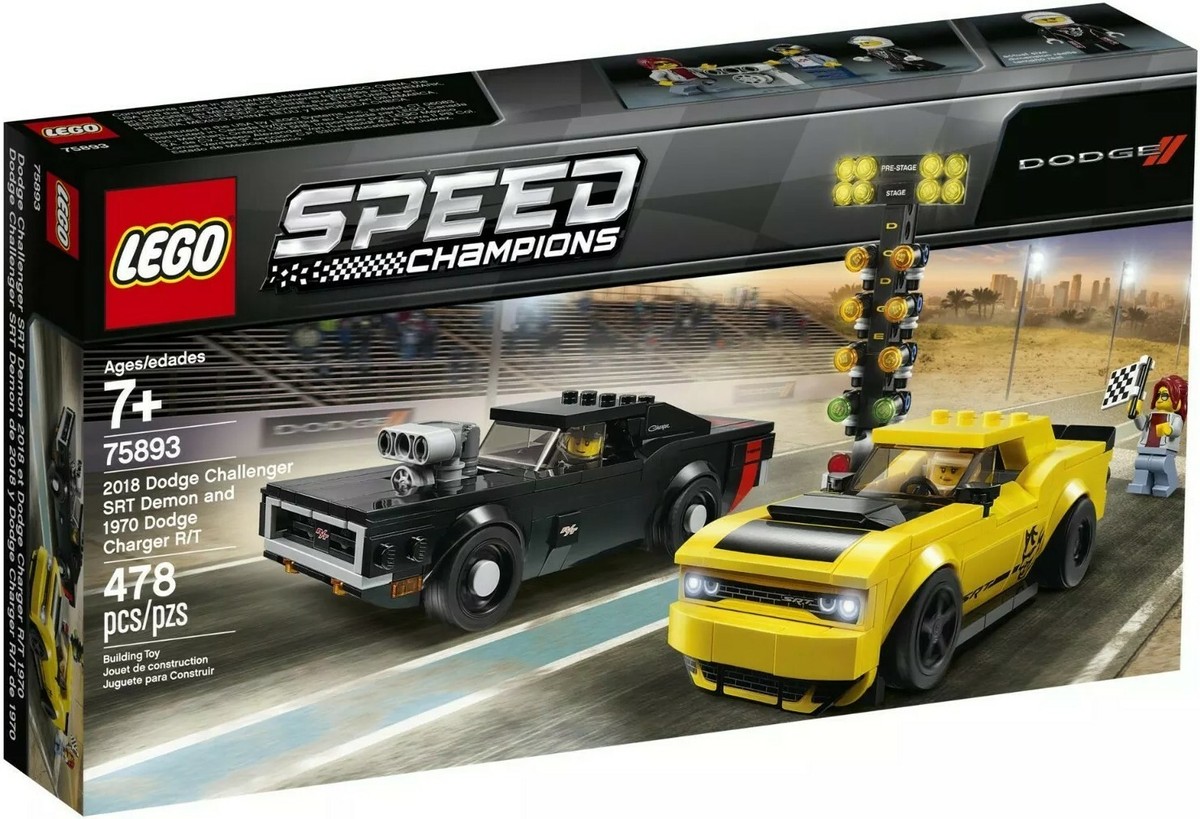 ダッジ チャレンジャー Dodge Challenger 1/18 LEGO SPEED CHAMPIONS (75893) Dodge Challenger and Charger R/T