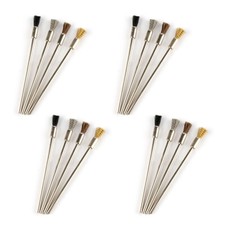 10cm Long Wire Wheel Polishing Mix Brush Set for Dremel Rotary Tool Kit Grinder