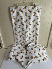 4 PC Winter Wonder Lane  Dogs GOLDEN RETRIEVER LAB Sheet Set -DOUBLE  FULL SIZE