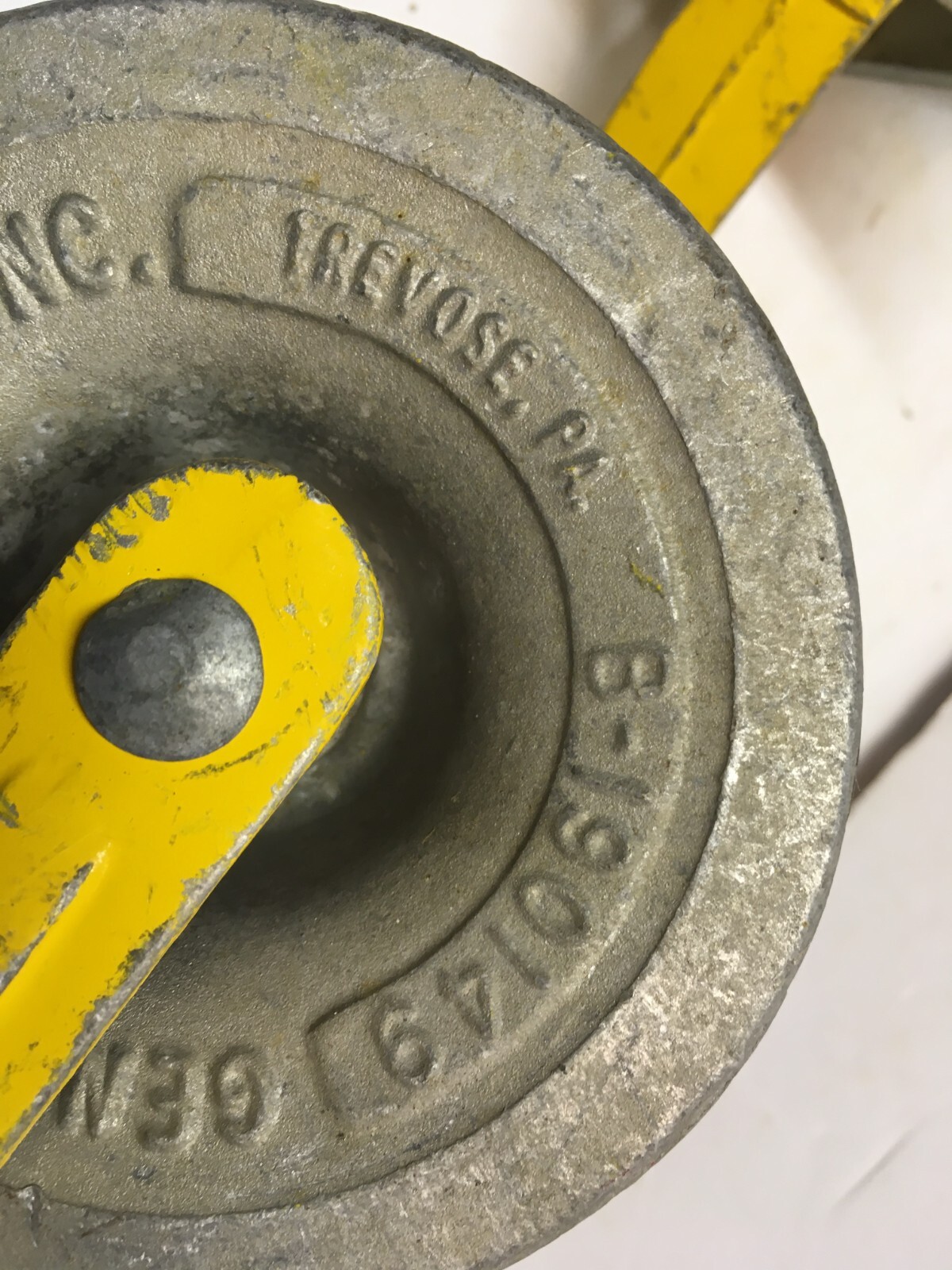 General Machine Products Co Lineman Cable Trolley B190149 Block